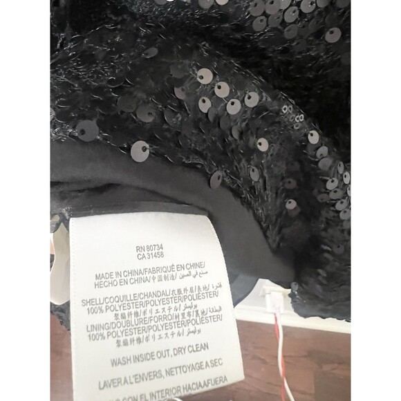 BCBG Generation Size 10 Fit & Flare All Over Sequin Dress Party Cruise Cocktail - Picture 8 of 9